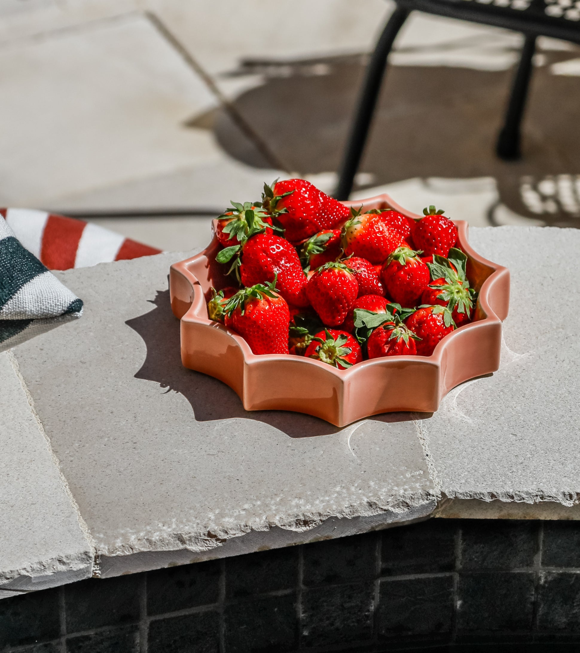 Tasca Small Ceramic Change Tray – Rose