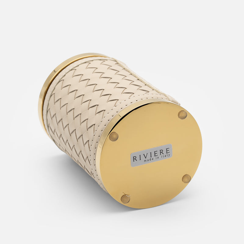 Alghero Handwoven Toothbrush Holder, Ivory