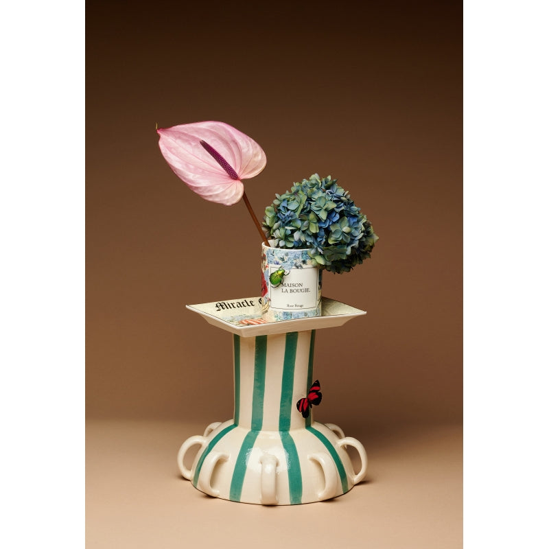 شمعة معطرة برائحة الورد الروماني - 350 غرام