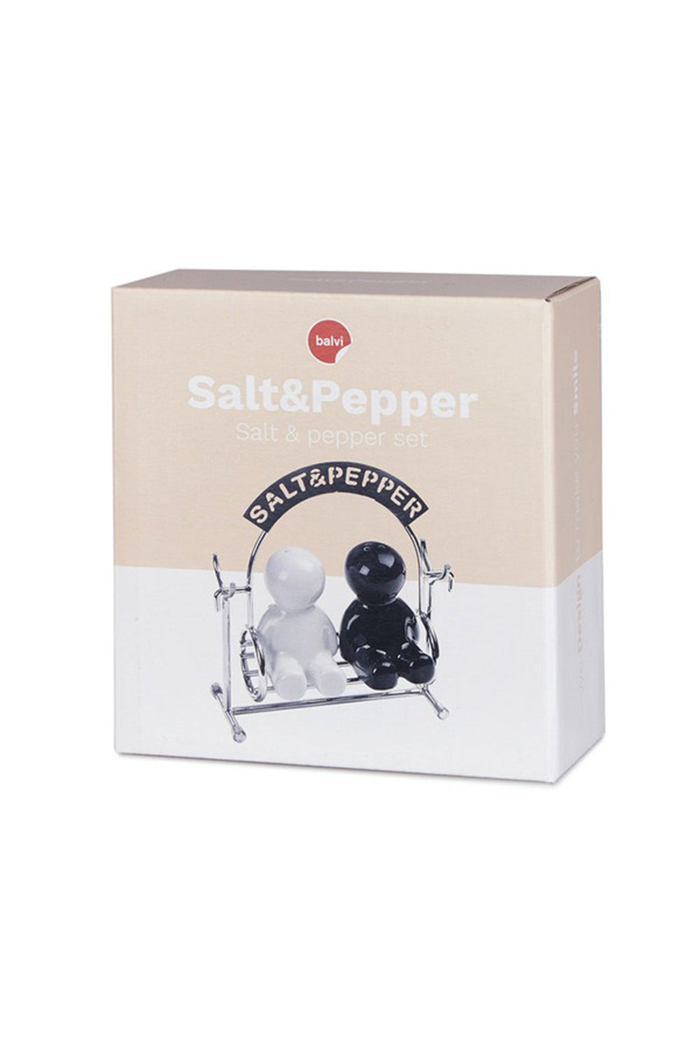 Salt & Pepper Set Metal/Ceramic