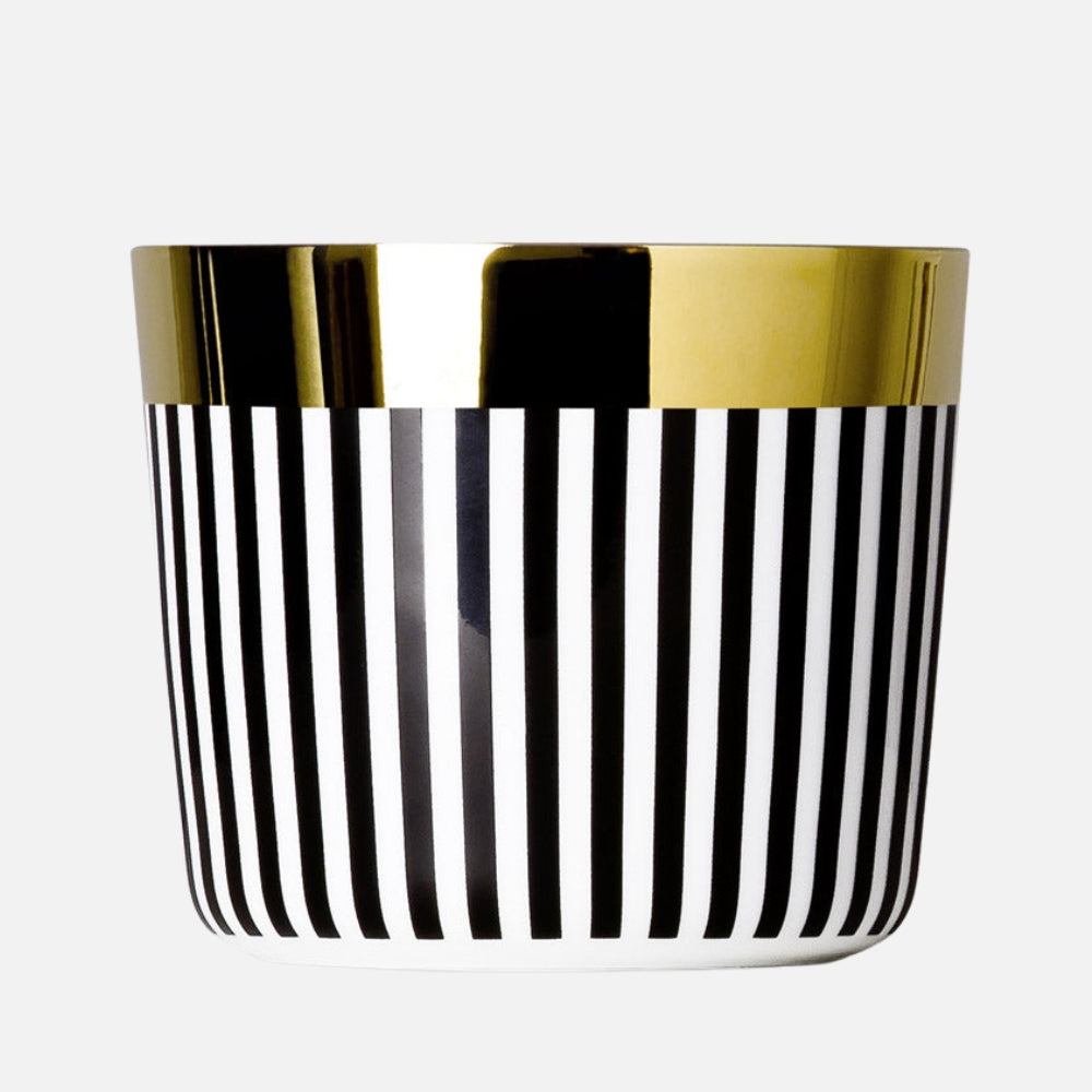 Sip-of-Gold Vertical Strips Champagne Goblet