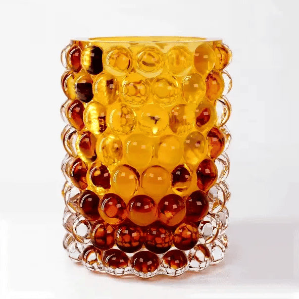Boule Hurricane Lamp, Large, Amber