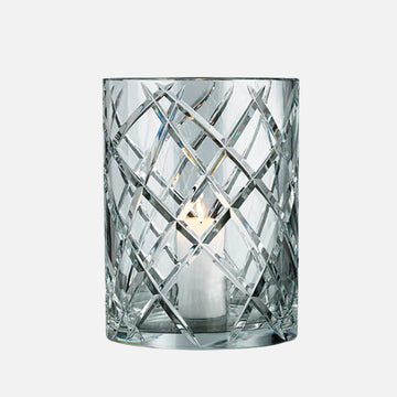 Classic Crystal Hurricane Lamp, Large