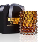 Skogsberg & Smart Boule Hurricane Lamp, Large, Amber, front view 3