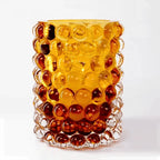 Skogsberg & Smart Boule Hurricane Lamp, Large, Amber, front view