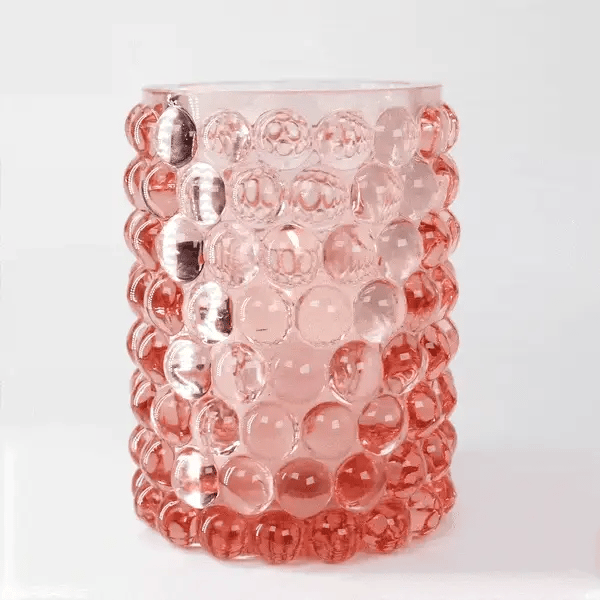 Skogsberg & Smart Boule Hurricane Lamp, Large, Rosé, side view