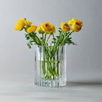 Skogsberg & Smart Strict Crystal Hurricane Lamp, Medium, front view