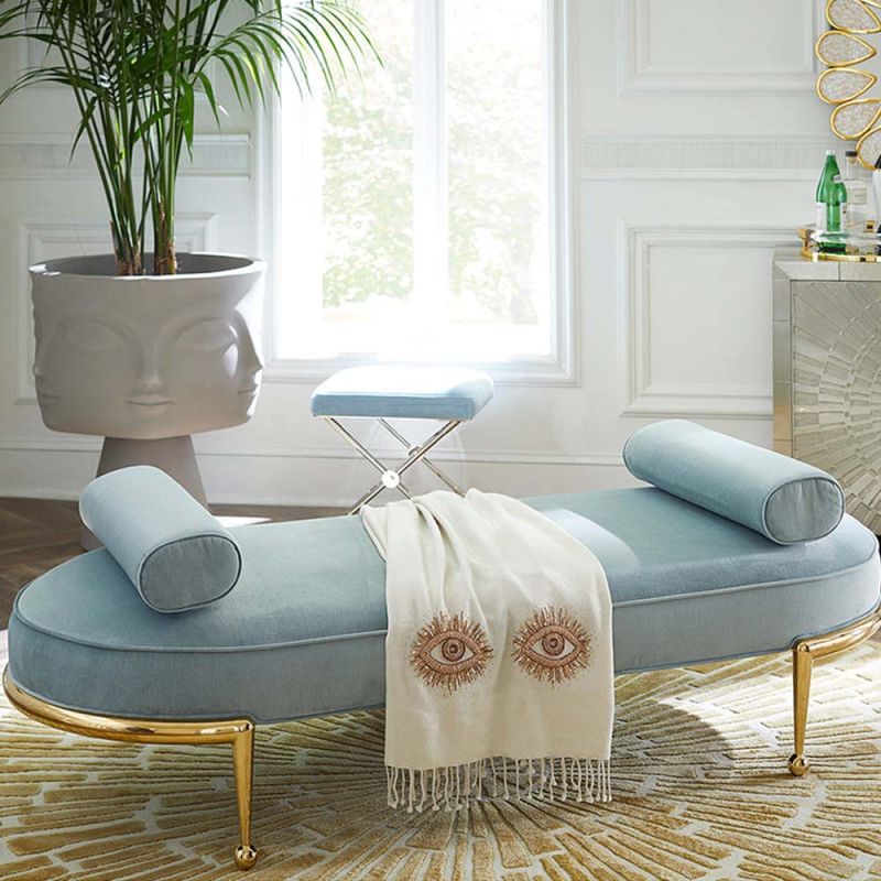 Muse Eyes Embellished Throw – White Luxury Merino Wool