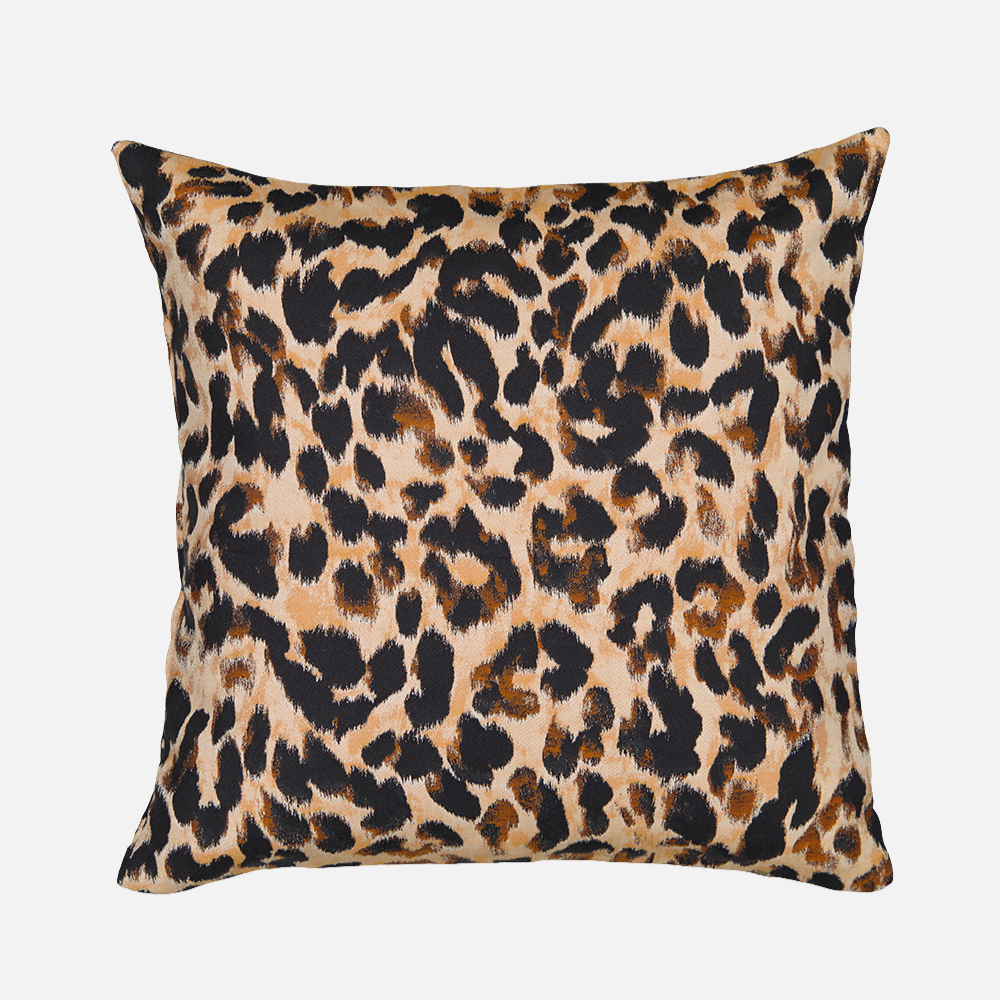Carino Leopard Jacquard Cushion, 50x30cm