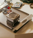 Donna Platinum Ceramic Pot, 12x12cm