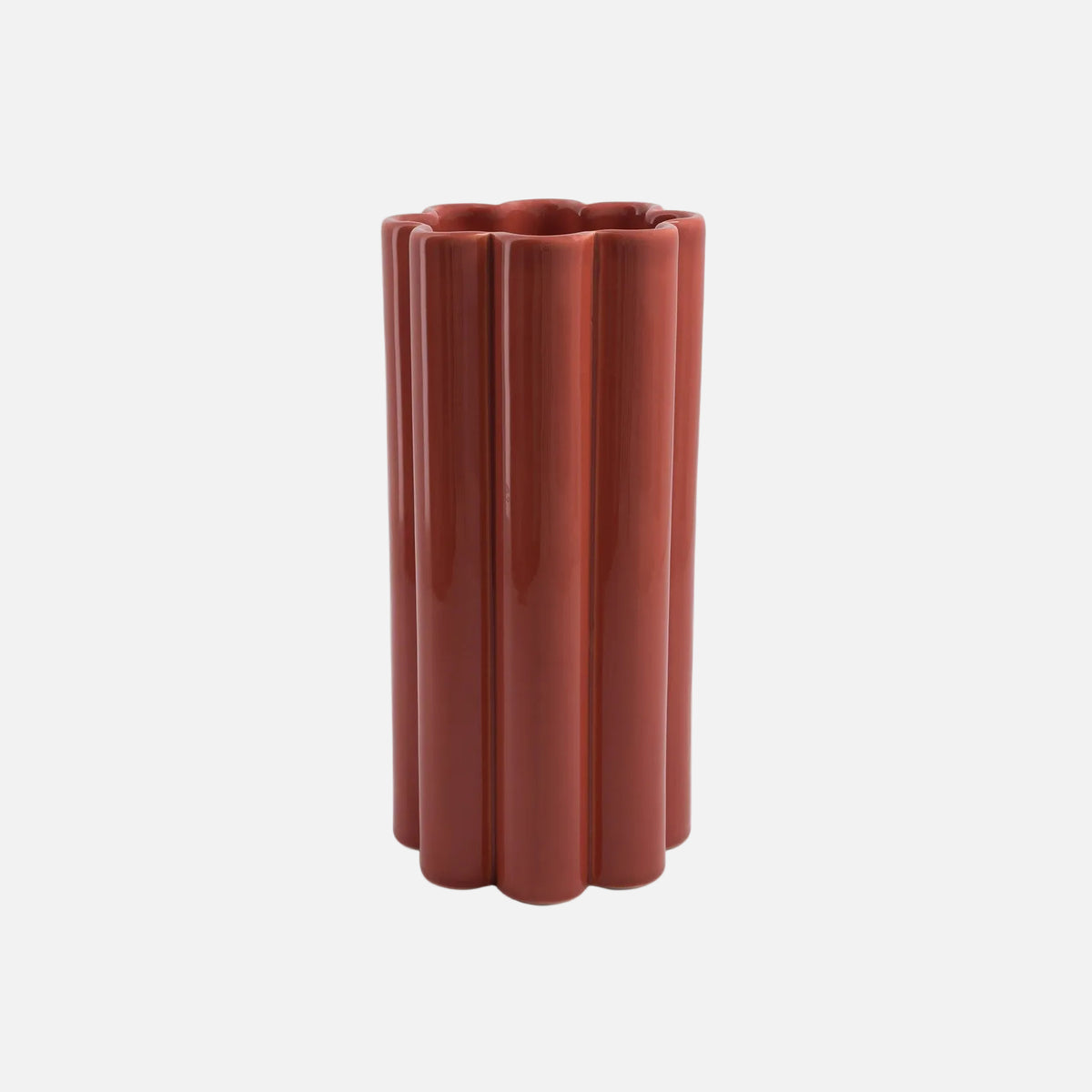 Duetto Solo Vase, Terracotta, 27cm