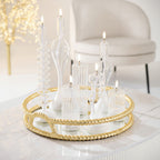 Gold Aluminium Tray – Large Decorative Home Accessory