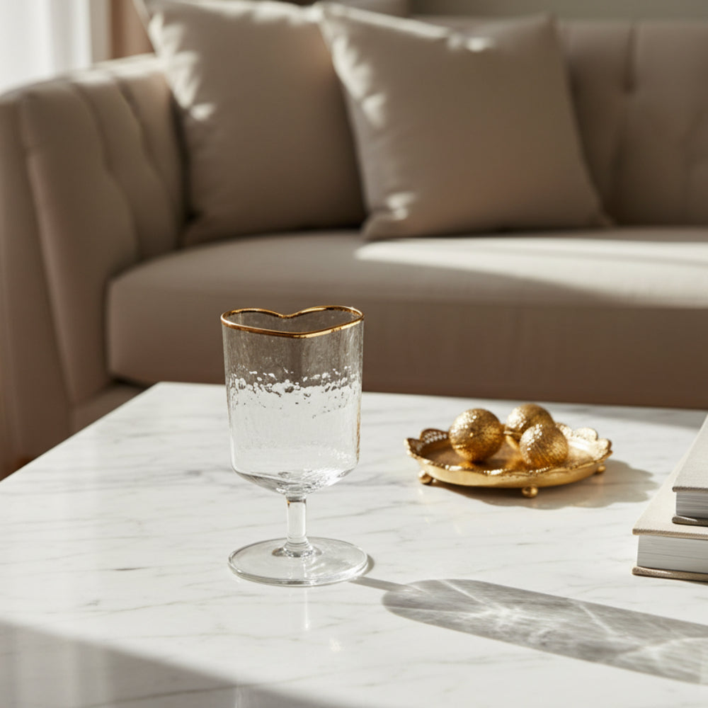 Heart Wine Glass – Romantic Glassware