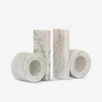 Marble Bookends Set – UNC Orlin Modern Design (Set of 2)