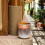 غروب الشمس في أكوسوا (يسار)