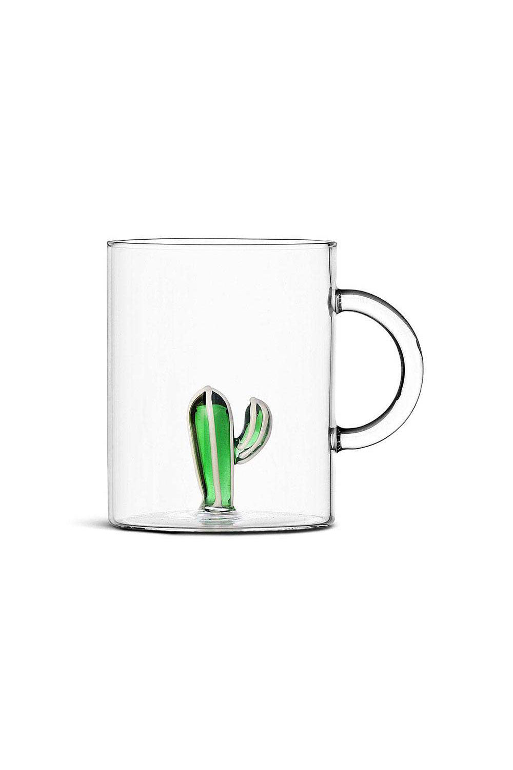 Desert Plants Mug, Green, 420ml