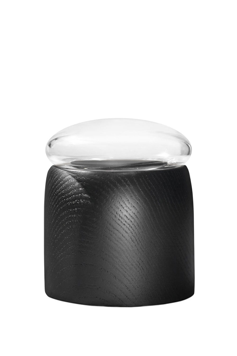 Boletus Glass, 9 cm, Black/Clear - Maison7