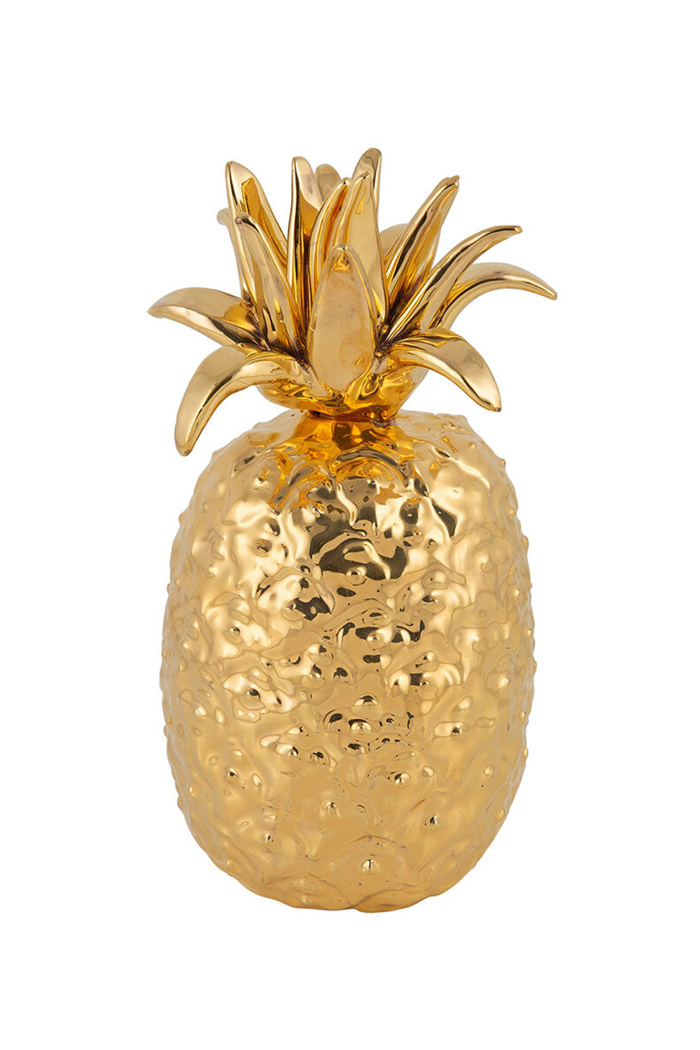 Golden Ceramic Pineapple