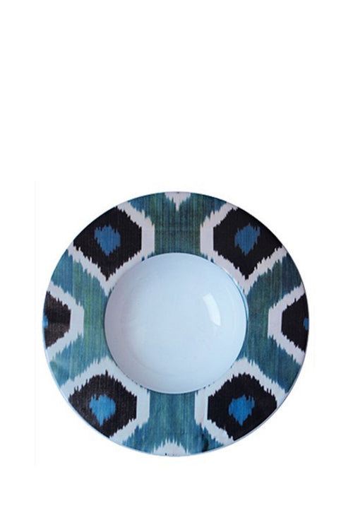 Ikat Ceramic Decorative Bowl, 28Cm - Maison7