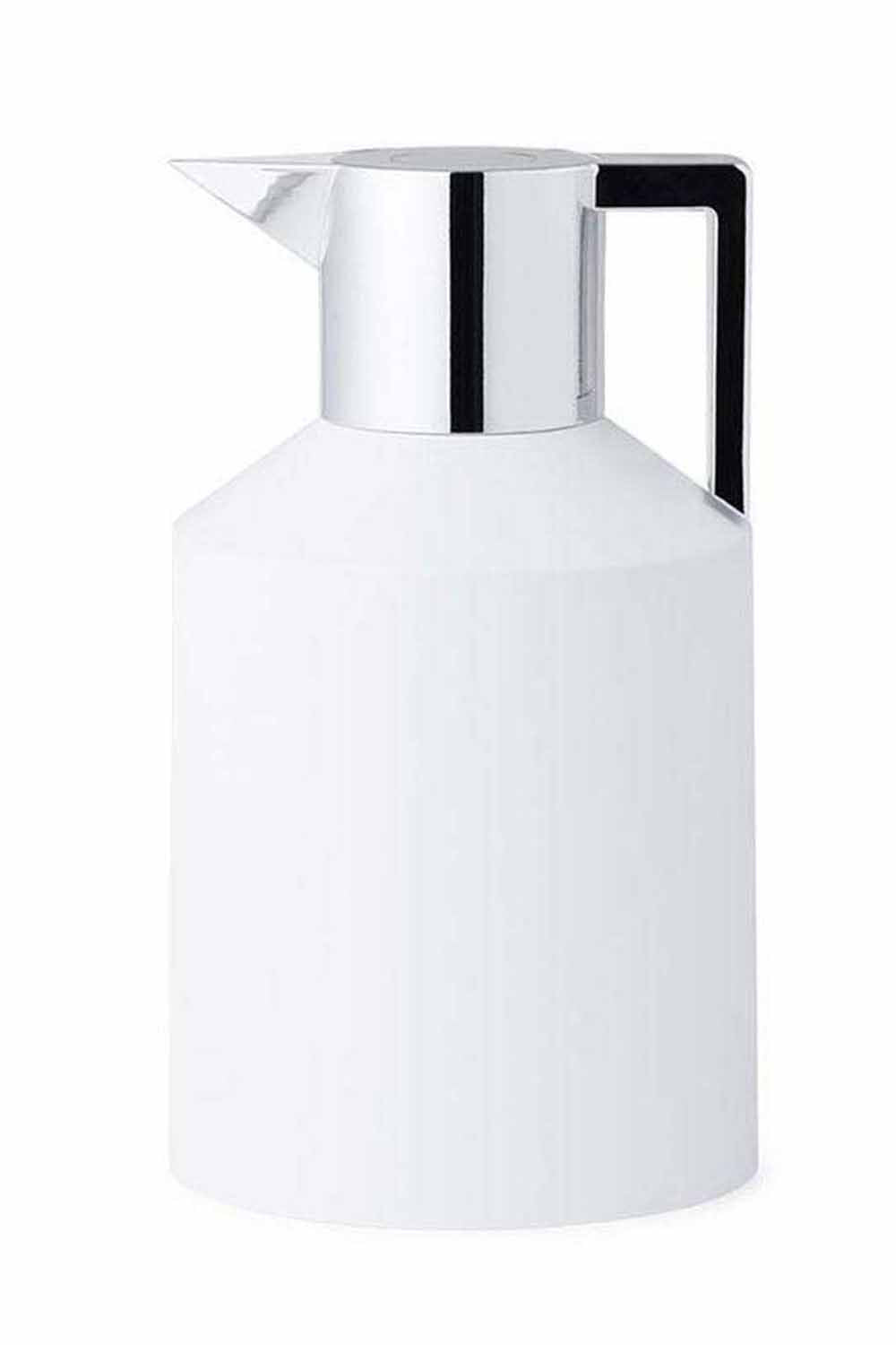 Geo Vacuum Flask White/Silver, 1.5L