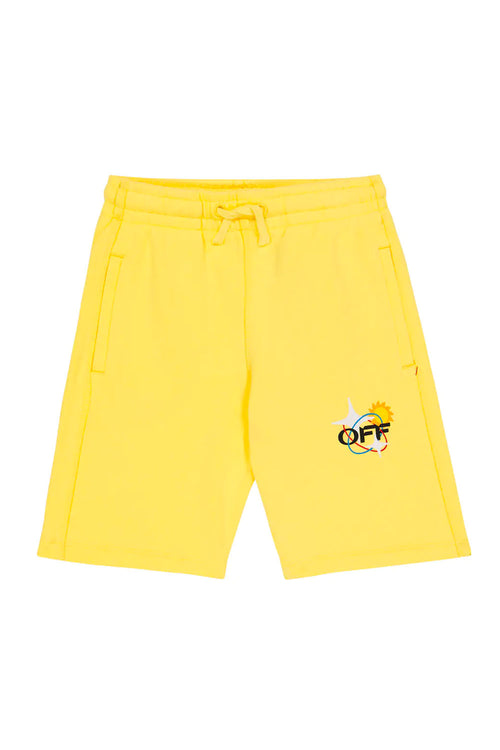 Off Planets Sweat Short for Boys - Maison7
