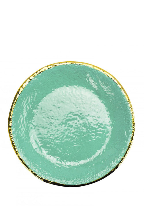 Preta Dinner Plate, Aquamarine, 26 cm - Maison7