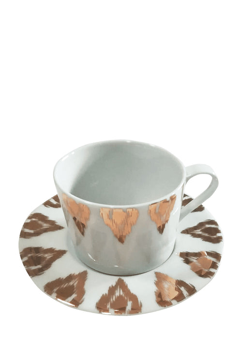 Uzbek Gold Collection Porcelain Tea Cup - Maison7