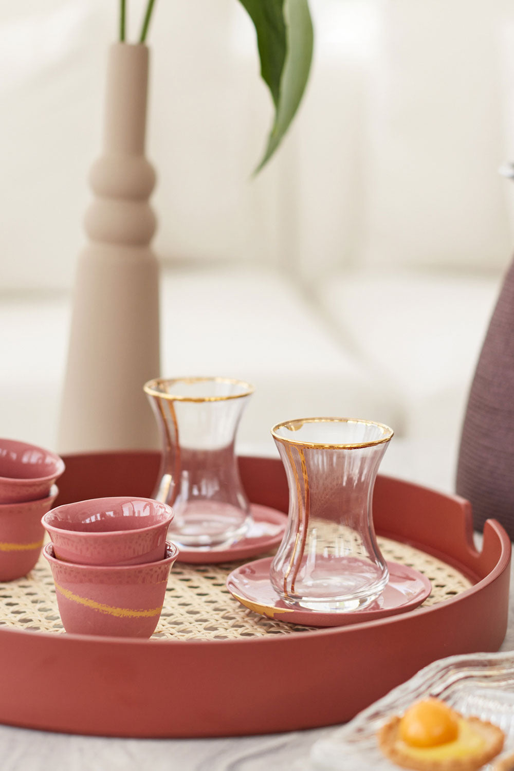 Serenity Tea Glass, Set of 6, Mulberry