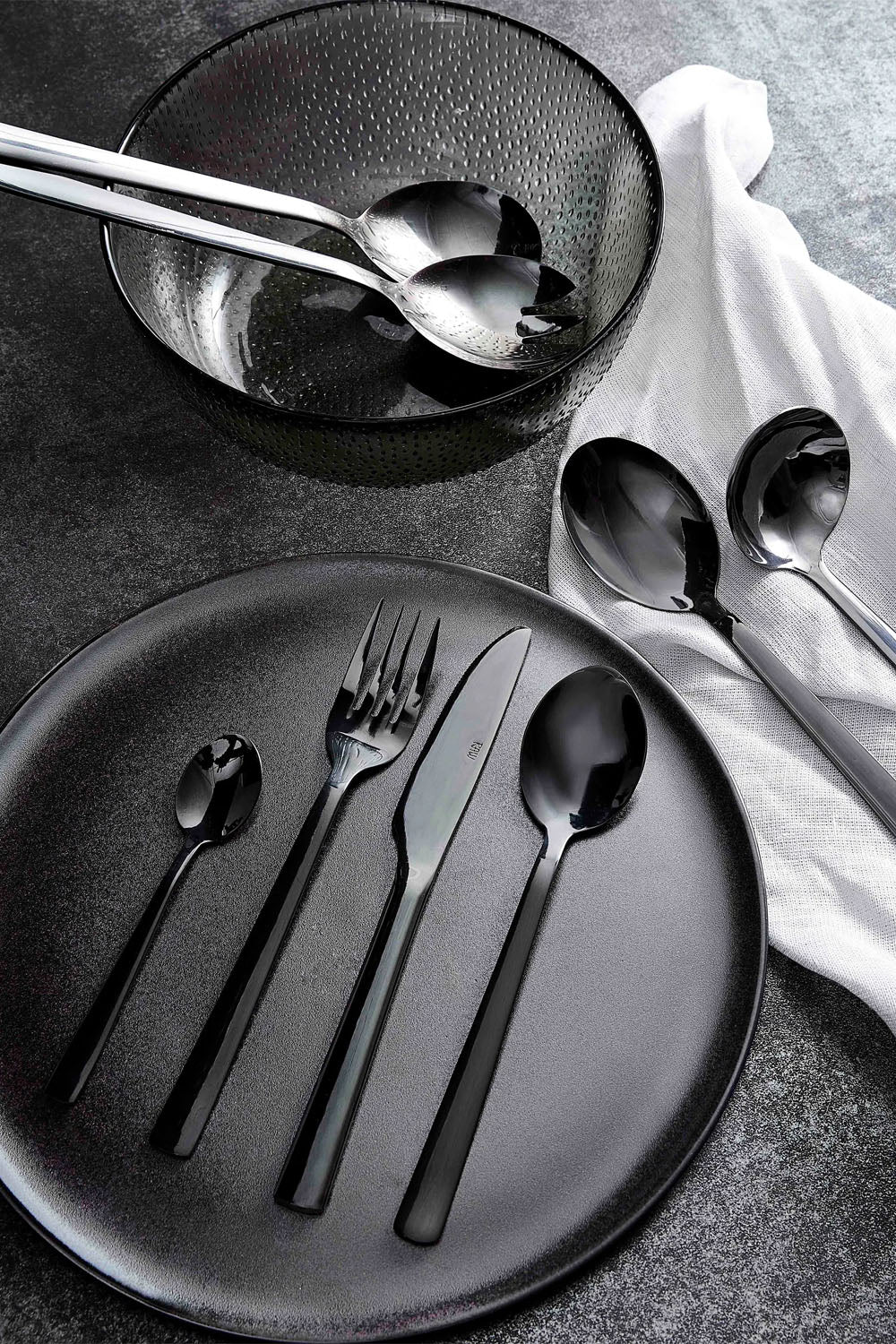 Cutlery Giftbox, Set of 48 Pcs, Black - Maison7