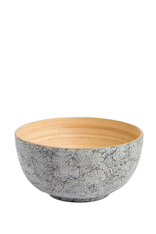 TCHON Eggshell Bamboo Salad Bowl, 28 cm - Maison7