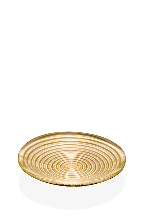 Vertigo Plate Gold Decoration - Maison7