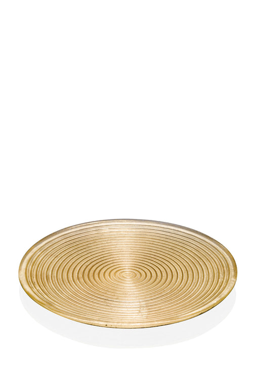 Vertigo Plate Cm.26 Gold Decoration - Maison7